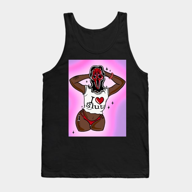 I ❤️ SLUTS Tank Top by BreezyArtCollections 